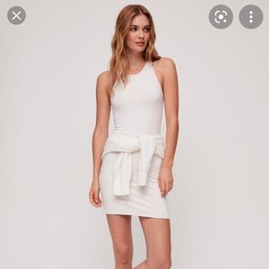 Aritzia Wilfred free Lavinia dress lilac cloud S